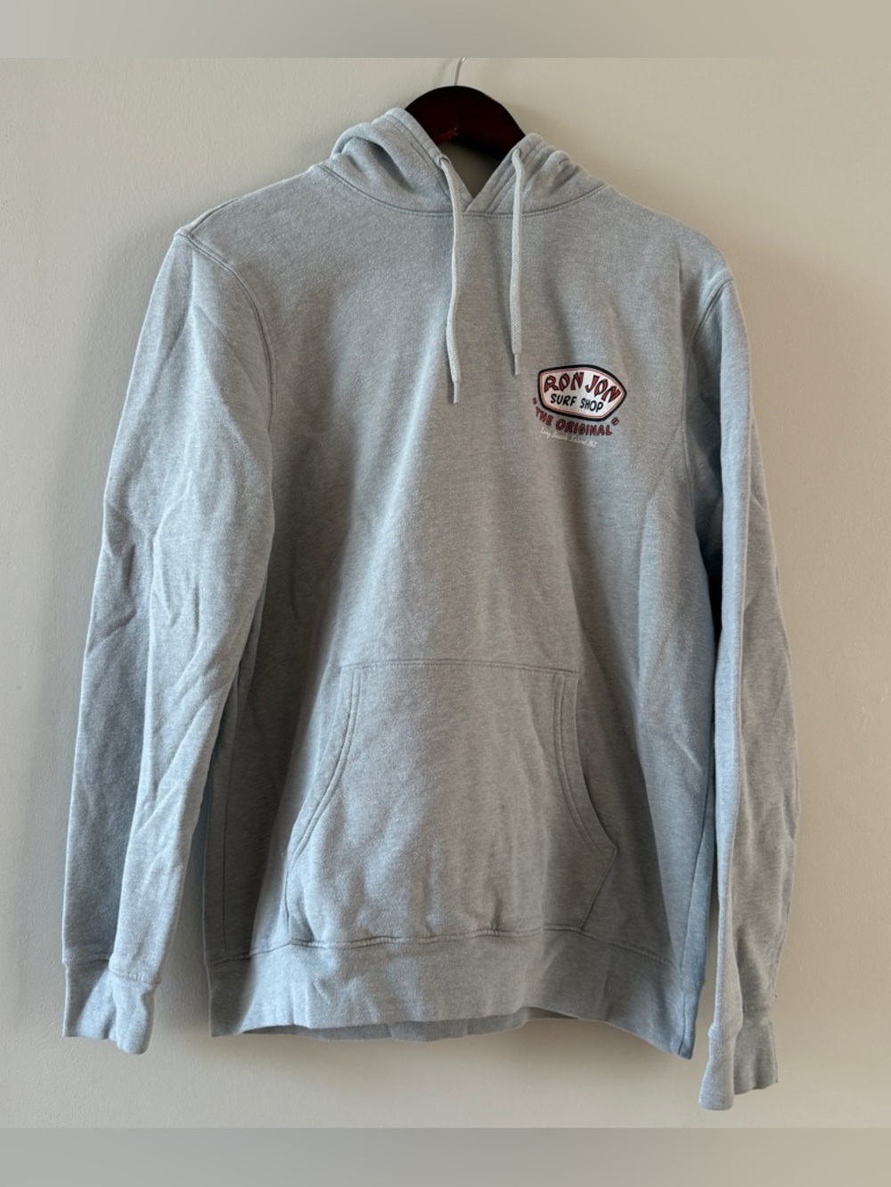 RON JON SURF SHOP Long Beach Island NJ Men’s Gray Pullover Hoodie Size M